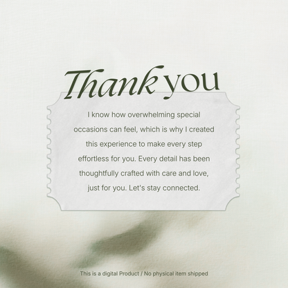 Olive Green Vintage Wedding Website Template with RSVP, Music and Countdown Timer: Canva Editable Template (Digital Download)