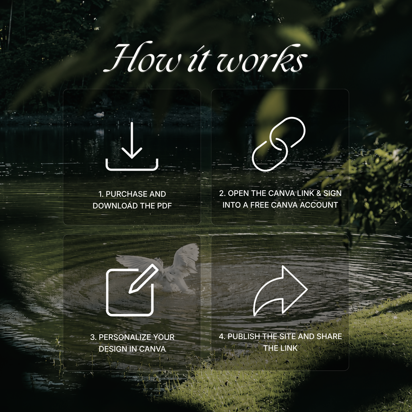 Olive Old Money Wedding Website Template : Classic Digital Wedding Invitation with RSVP, Music and Countdown Timer | Instant Download