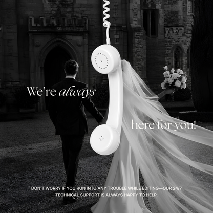 White & Black Floral Wedding Website Template | Editable Invitation with RSVP, Music and Countdown Timer (Digital Download)