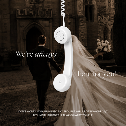 Brown & Ivory Wedding Website Template | Editable Invitation with RSVP, Music and Countdown Timer (Digital Download)