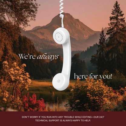 Burgundy & Ivory Wedding Website Template | Digital Wedding Invitation with RSVP, Music and Countdown Timer | Instant Download