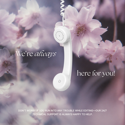 Pink Lilac Pastel Floral Wedding Website Template Canva | Digital Invitation with RSVP , Music and Countdown Timer | Instant Download
