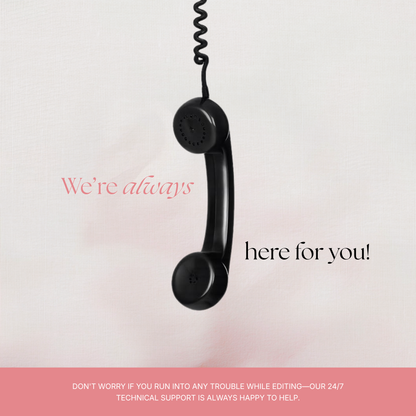 Pink & Ivory Floral Wedding Website Template with RSVP, Music and Countdown Timer: Wedding Invitations (Digital Download)