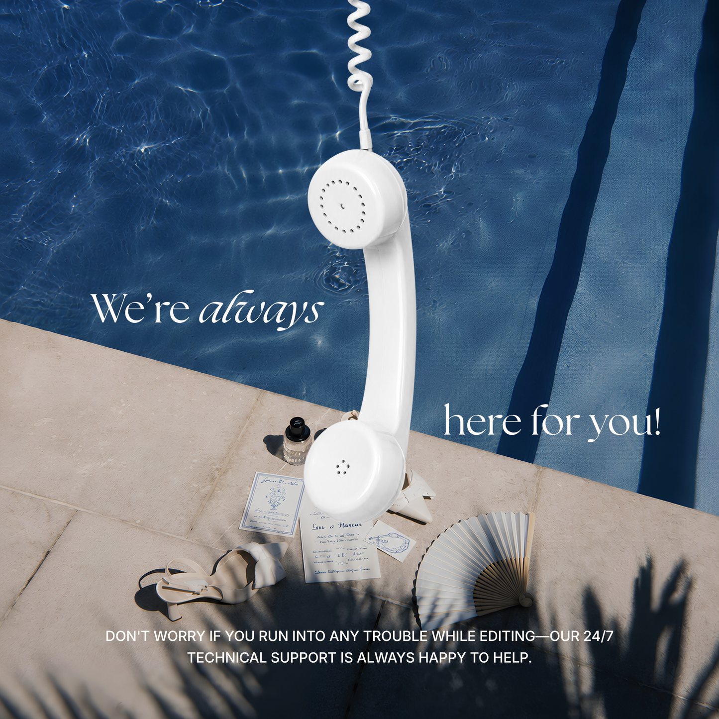 Navy & Dusty Blue Wedding Website Template with RSVP, Music and Countdown Timer: Website Wedding Template (Instant Download)