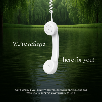 White & Green Wedding Website Template with RSVP, Music and Countdown Timer: Digital Wedding Template (Instant Download)