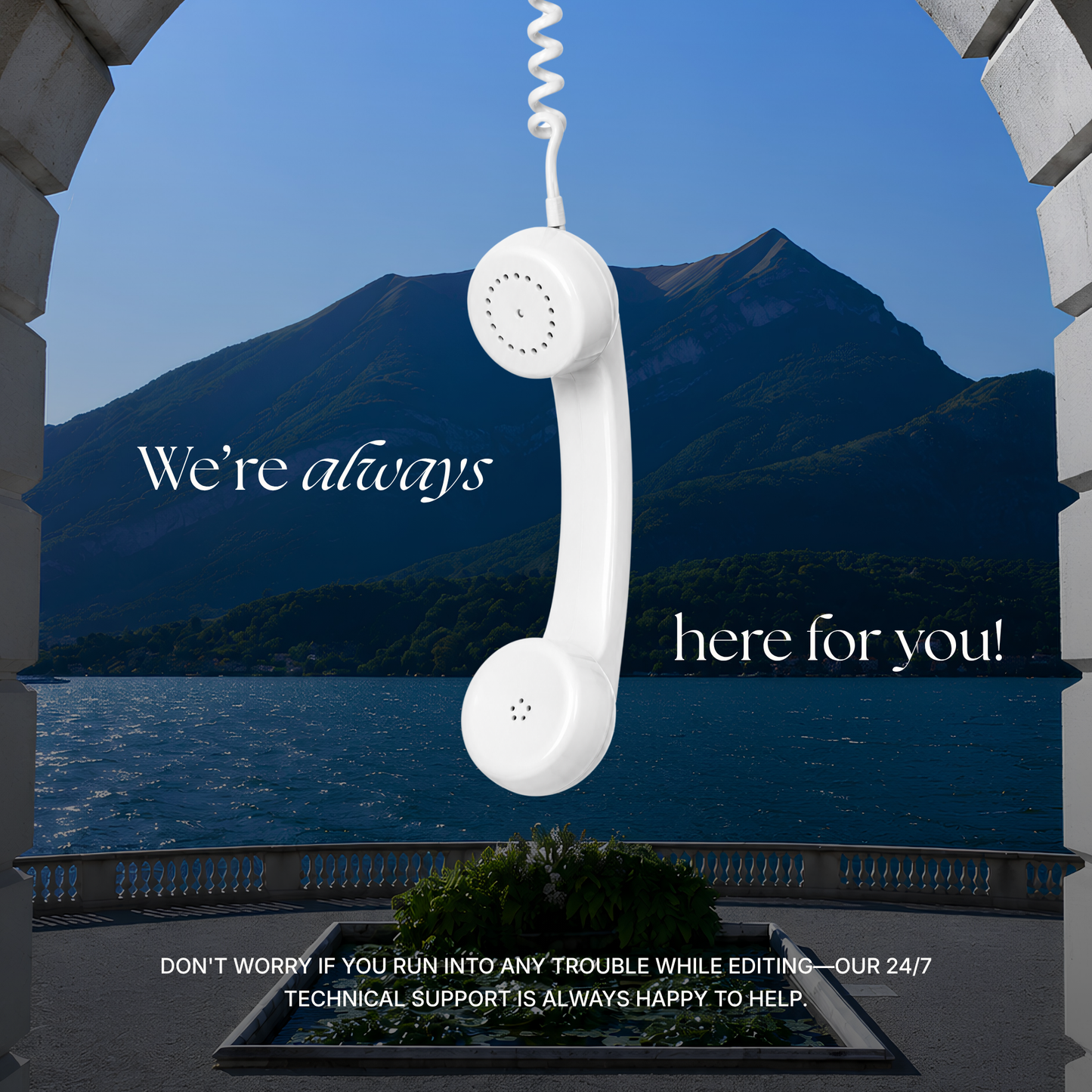 Navy & Dusty Blue Wedding Website Template with RSVP, Music and Countdown : Floral Classic Envelope Digital Invitation (Digital Download)