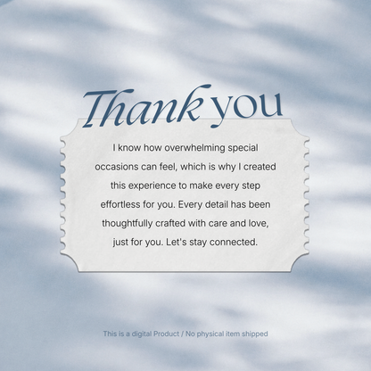 Brown & Dusty Blue Wedding Website Template with RSVP, Music and Countdown Timer: Classic Floral Digital Invitation (Digital Download)