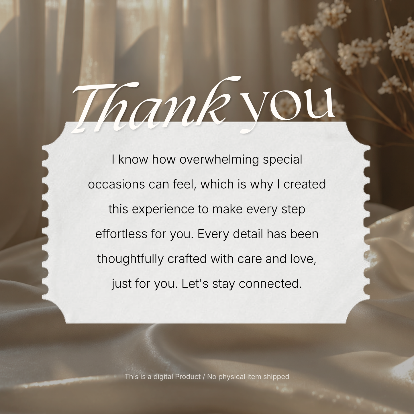 Champagne Beige Vintage Floral Wedding Website Template | Canva Digital Invitation with RSVP, Music and Countdown Timer (Digital Download)