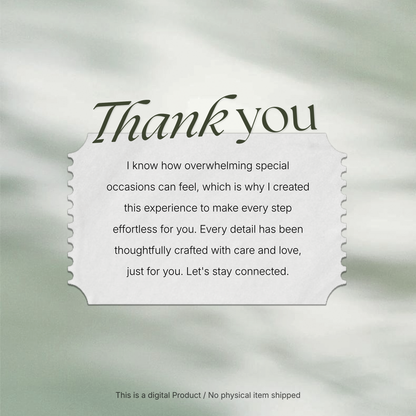 Sage Green Ivory Floral Wedding Website Template with RSVP, Music and Countdown Timer: Canva Editable Template (Digital Download)