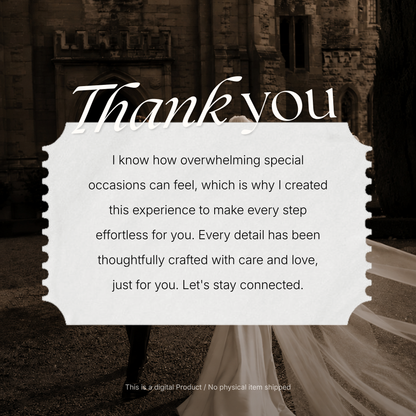 Brown & Ivory Wedding Website Template | Editable Invitation with RSVP, Music and Countdown Timer (Digital Download)