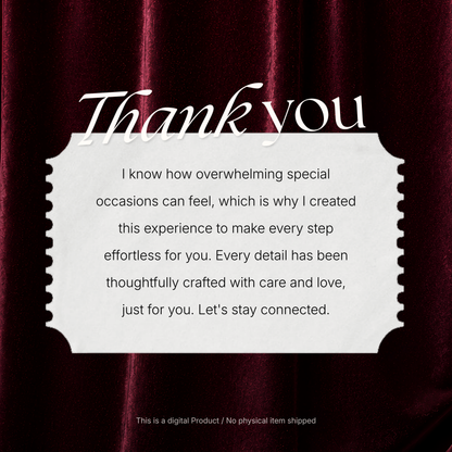Old Money Wedding Website Template | Burgundy Digital Wedding Invitation with RSVP, Music and Coundown Timer | Instant Download
