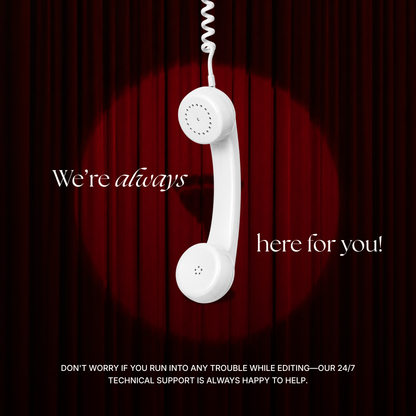 Burgundy Photo Booth Wedding Website Template | Modern Wedding Invitation with RSVP, Music and Countdown Timer | Instant Download