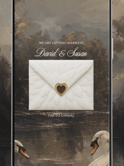 Old Money Wedding Website Template with RSVP , Music and Countdown Timer: Classic Lace Digital Wedding Invitation | Instant Download