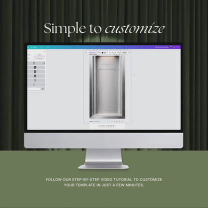 Sage Green Photo Booth Wedding Website Template | Modern Wedding Invitation with RSVP, Music and Countdown Timer | Instant Download
